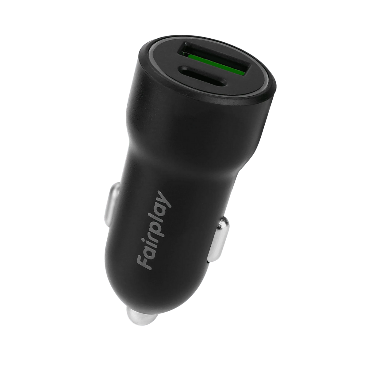 FAIRPLAY Chargeur Voiture 20W 2USB (USB-A+USB-C)