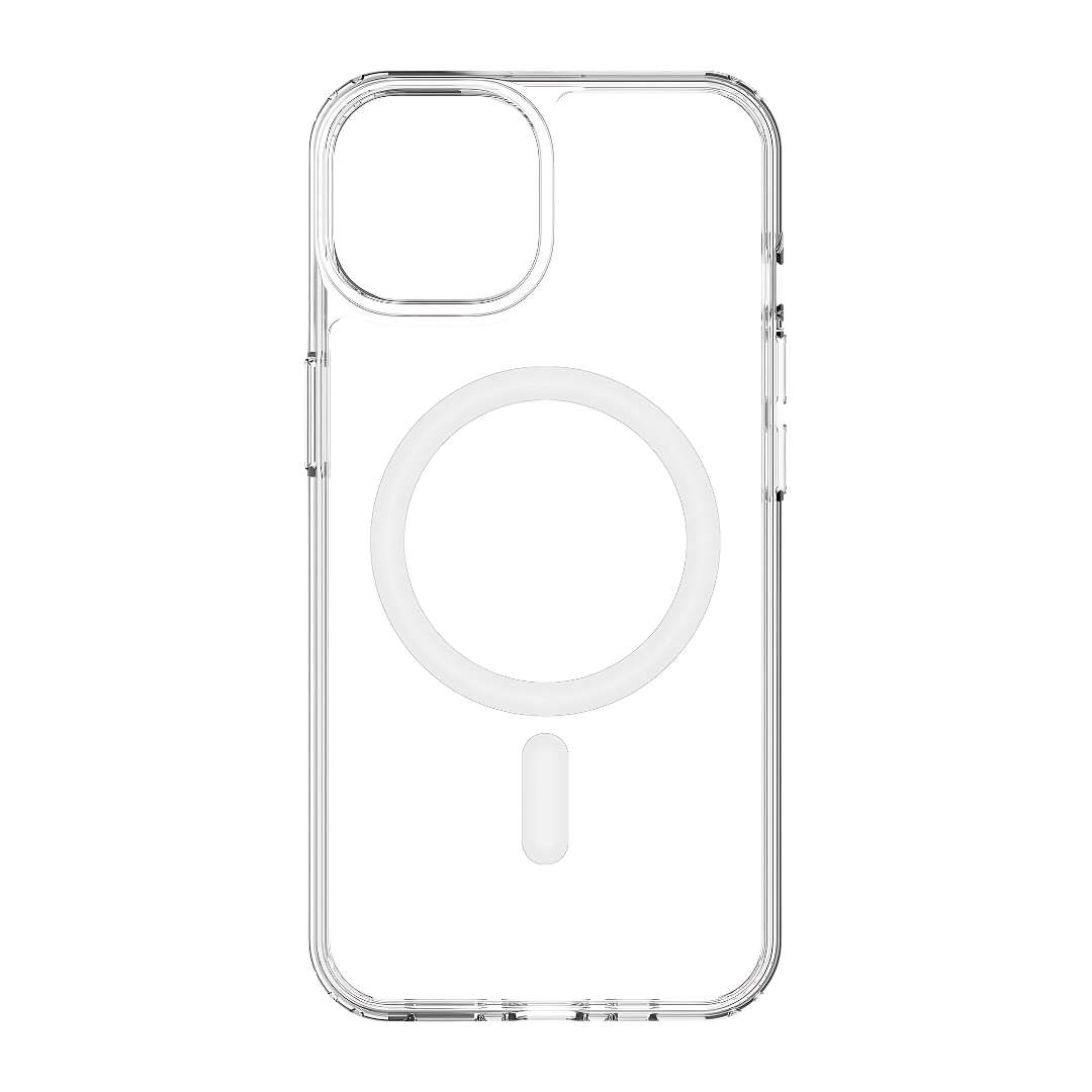 Coque iPhone En Silicone Transparente MagSafe