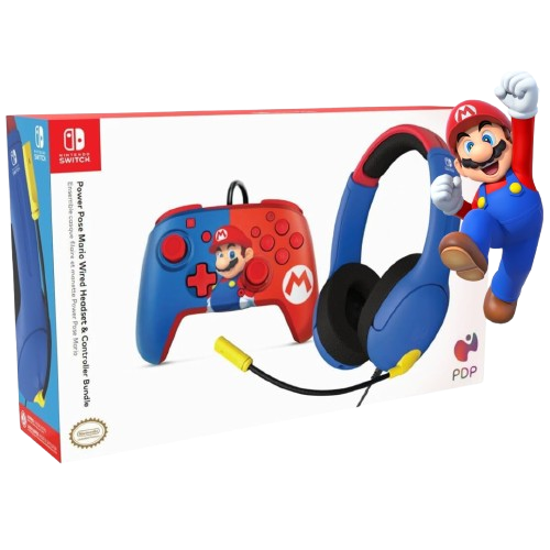 PDP Gaming Officially Licensed Mario Bundle