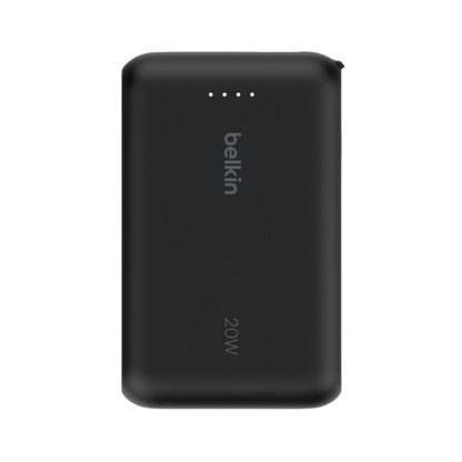 BELKIN PowerBank Batterie externe 10K avec câble intégré 20W Noir