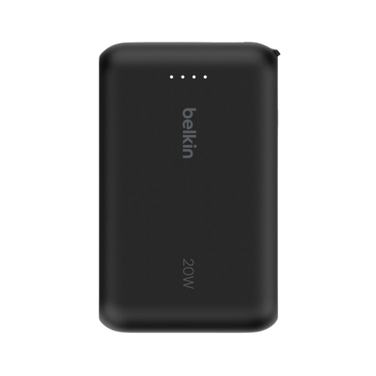BELKIN PowerBank Batterie externe 10K avec câble intégré 20W Noir