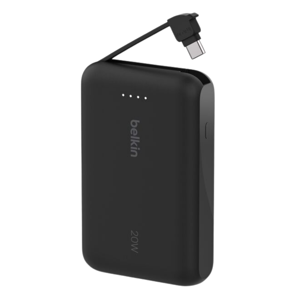 BELKIN PowerBank Batterie externe 10K avec câble intégré 20W Noir