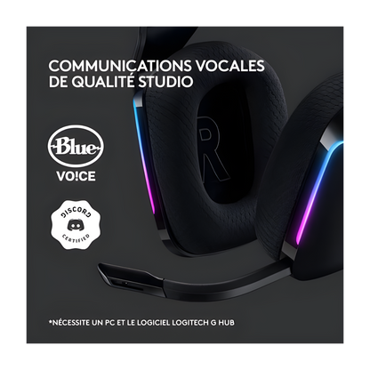 Casque Gamer Sans Fil LIGHTSPEED G733 - Logitech