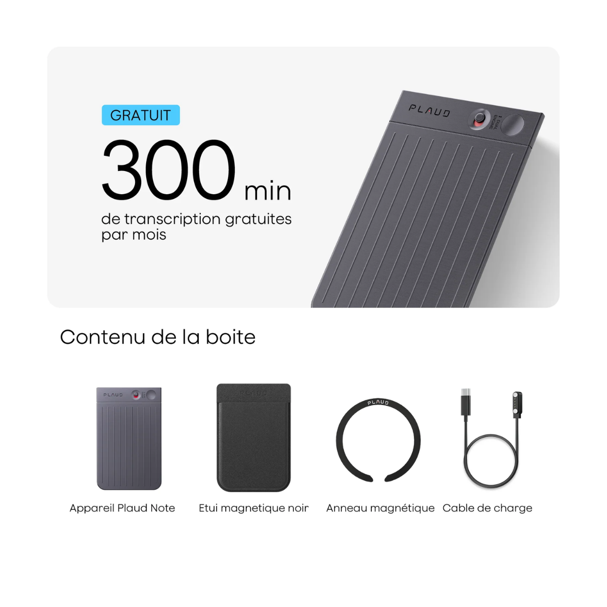 PLAUD Note Enregistreur Vocal IA