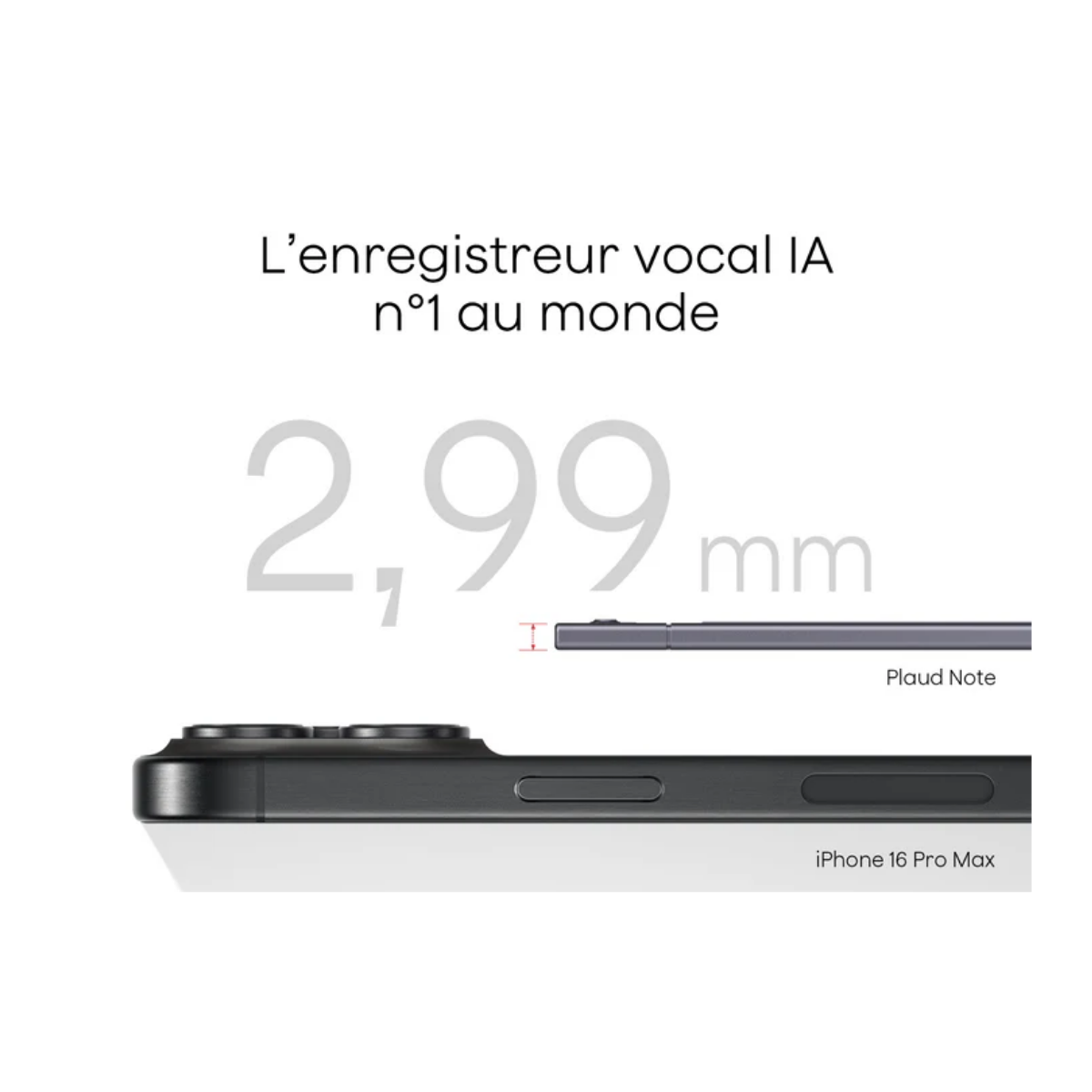 PLAUD Note Enregistreur Vocal IA