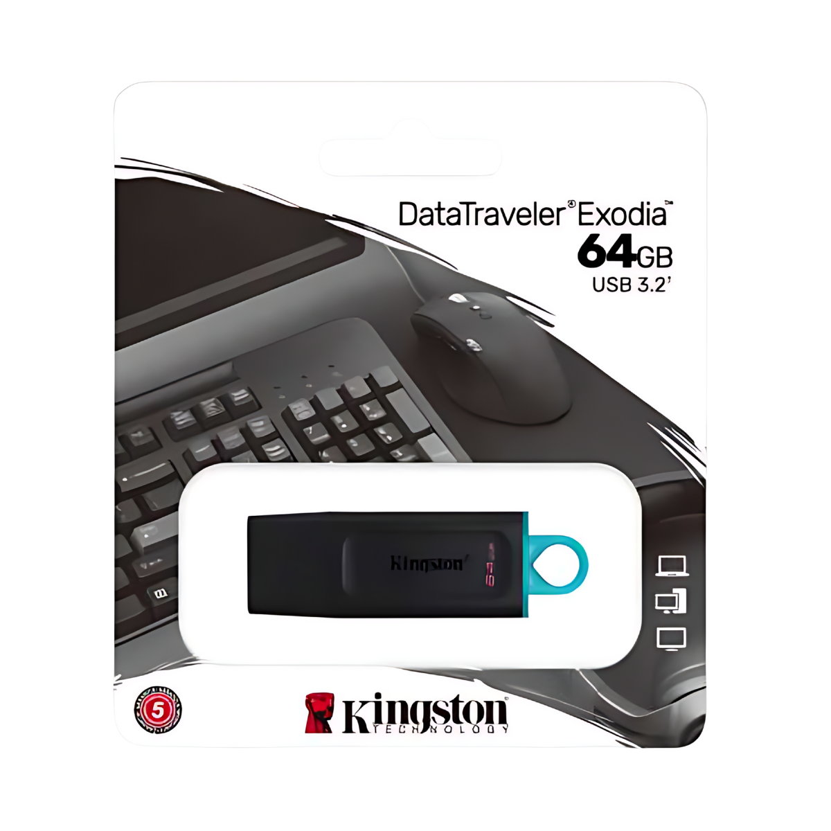 Cle USB Kingston 64Go USB 3.2 DataTraveler Exodia