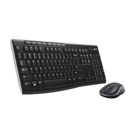 Logitech ensemble clavier-souris sans fil MK270 - Noir