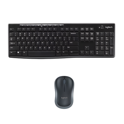 Logitech ensemble clavier-souris sans fil MK270 - Noir