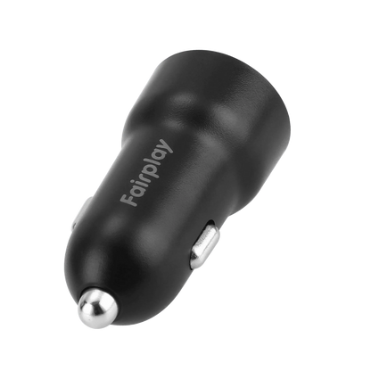 FAIRPLAY Chargeur Voiture 20W 2USB (USB-A+USB-C)