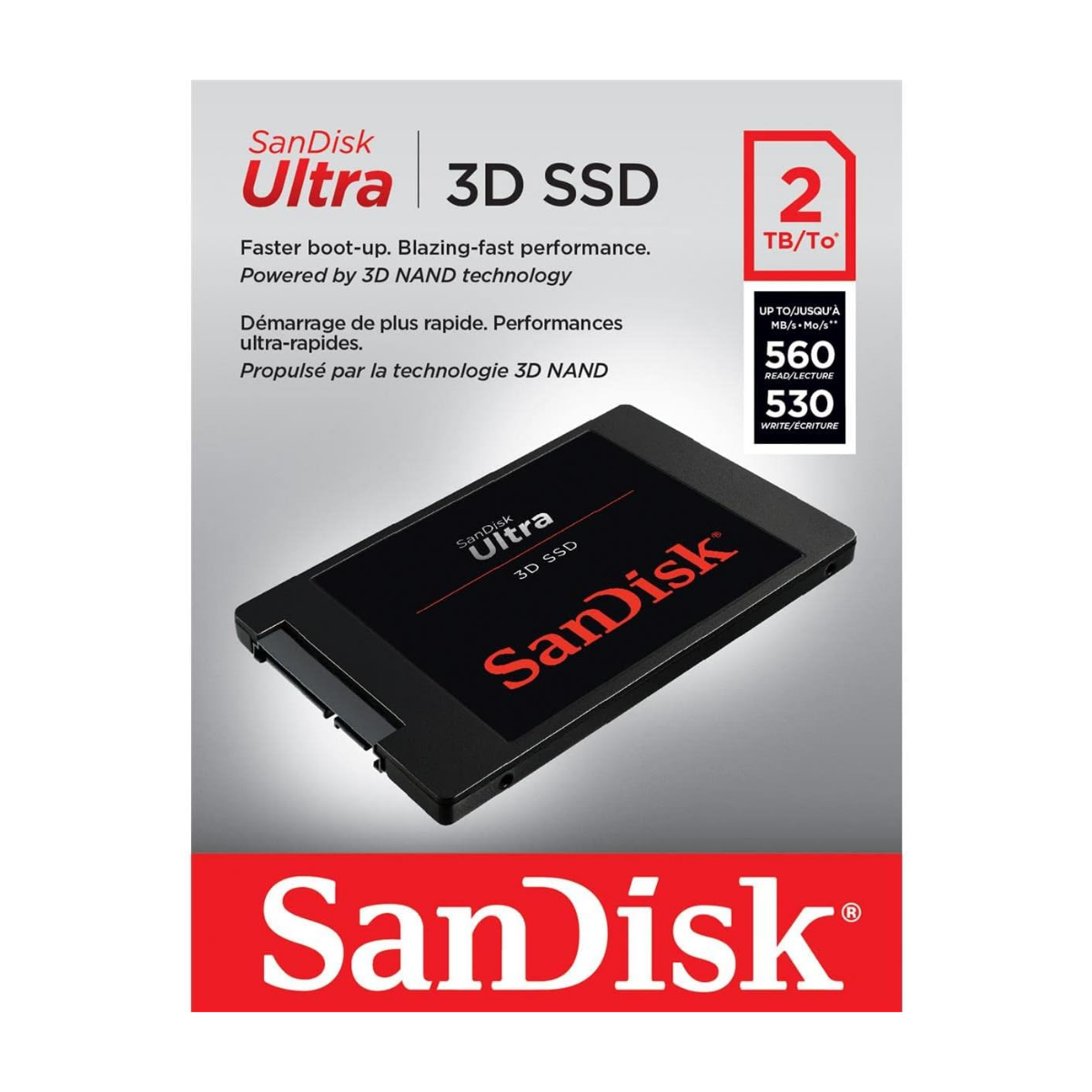 SanDisk 2 To Ultra 3D SSD
