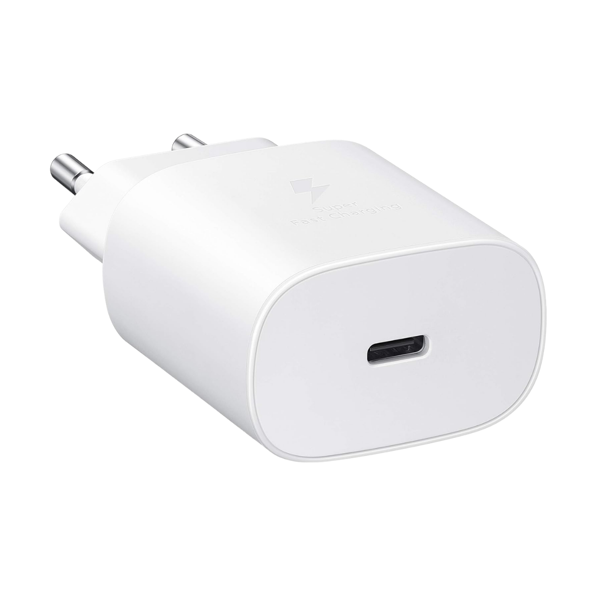 Chargeur secteur USB-C Samsung FAST CHARGE original 25W - Blanc