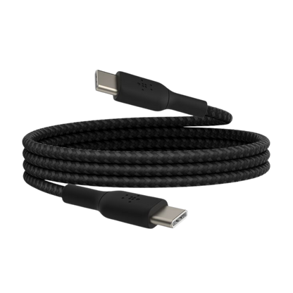 Câble Tressé USB-C vers USB-C - Noir BELKIN
