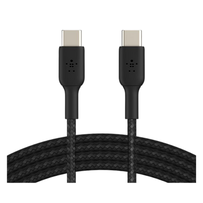 Câble Tressé USB-C vers USB-C - Noir BELKIN