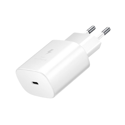Chargeur secteur USB-C Samsung FAST CHARGE original 25W - Blanc