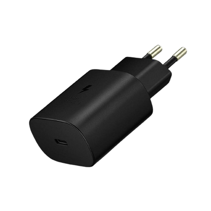 Chargeur secteur USB-C Samsung FAST CHARGE original 25W - Noir