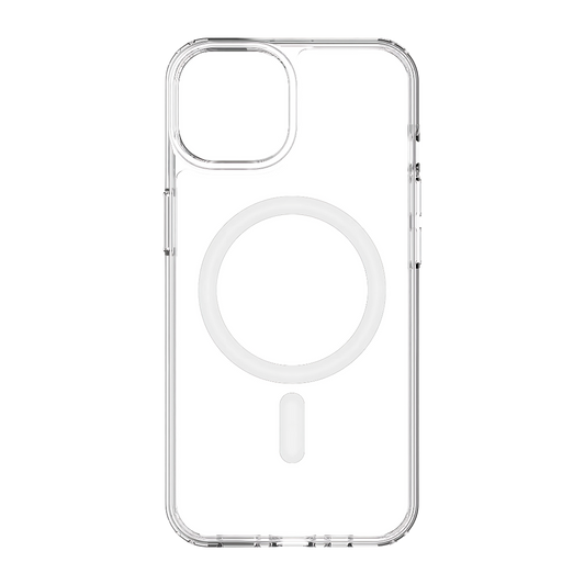 Coque iPhone En Silicone Transparente MagSafe