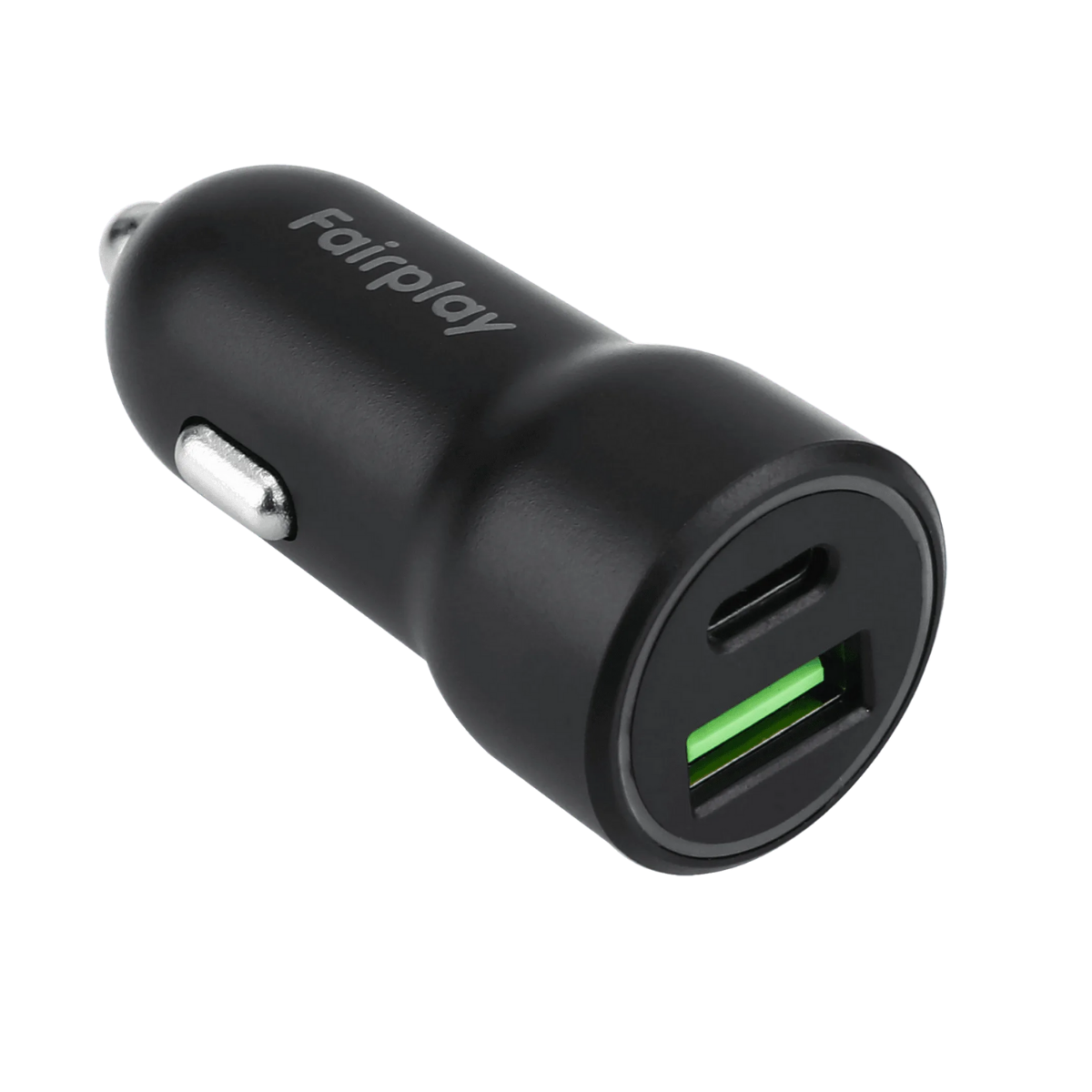 FAIRPLAY Chargeur Voiture 20W 2USB (USB-A+USB-C)