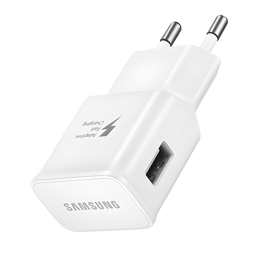 Chargeur secteur Samsung FAST CHARGE original USB-A 15W Blanc