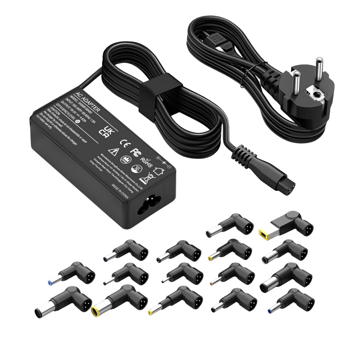 Chargeur Universel PC Portable Noir