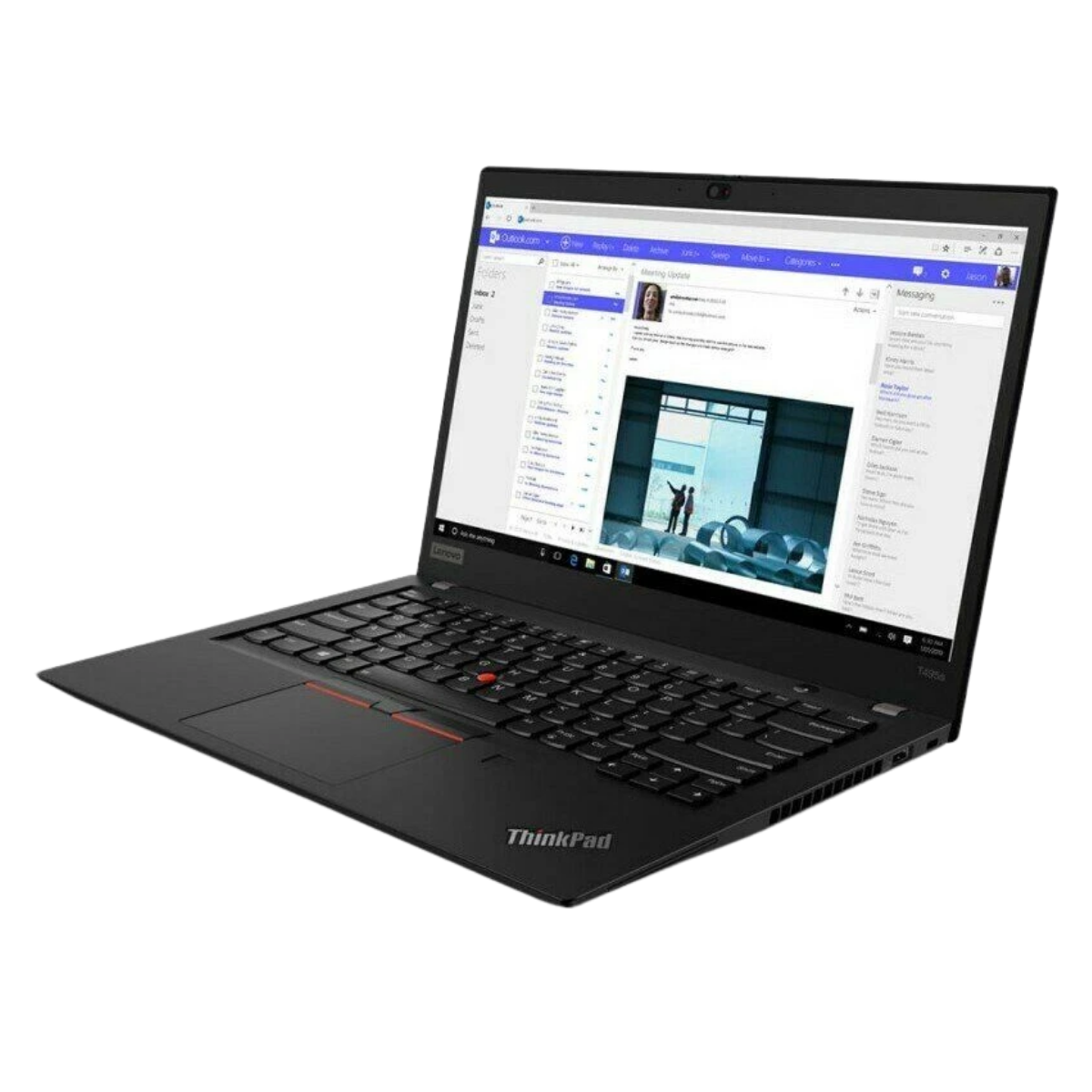 Lenovo ThinkPad T495s Noir - Reconditionné