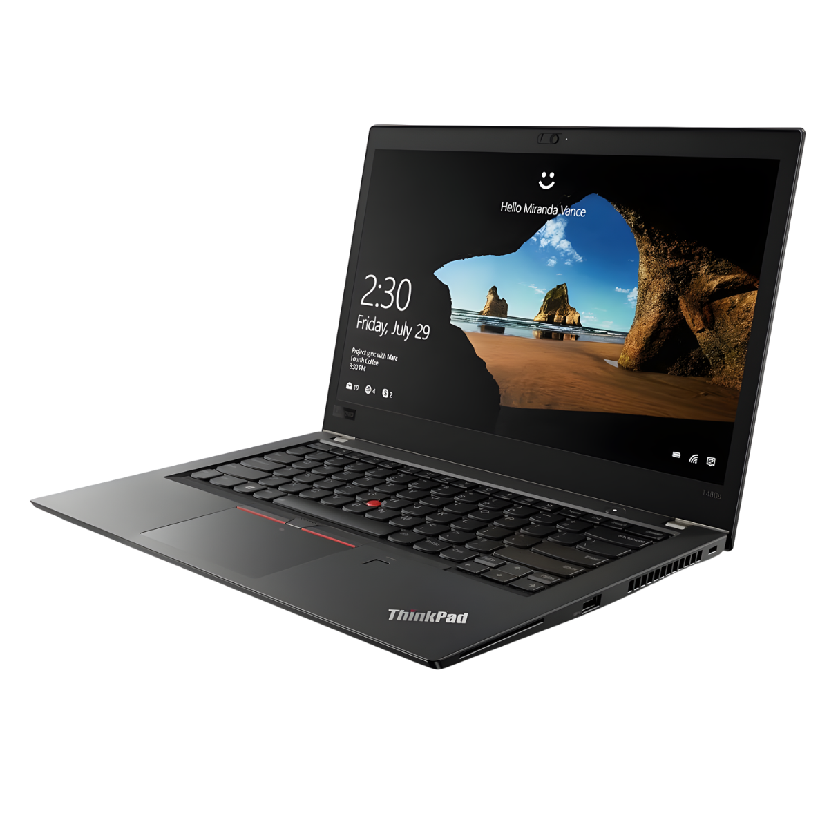 Lenovo ThinkPad T480S Noir - Reconditionné