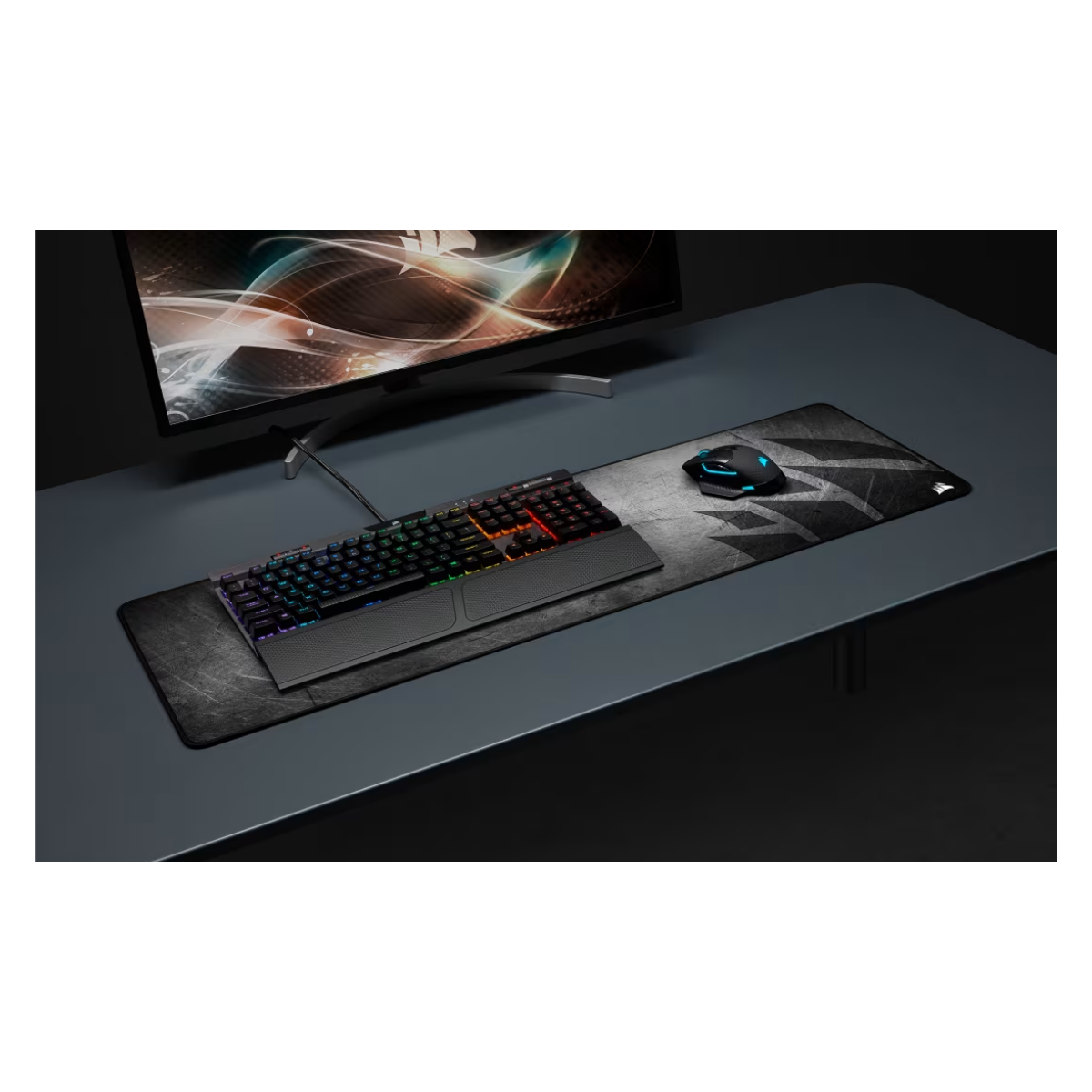 Corsair MM300 PRO Tapis de Souris Gaming Élargi Noir/Gris