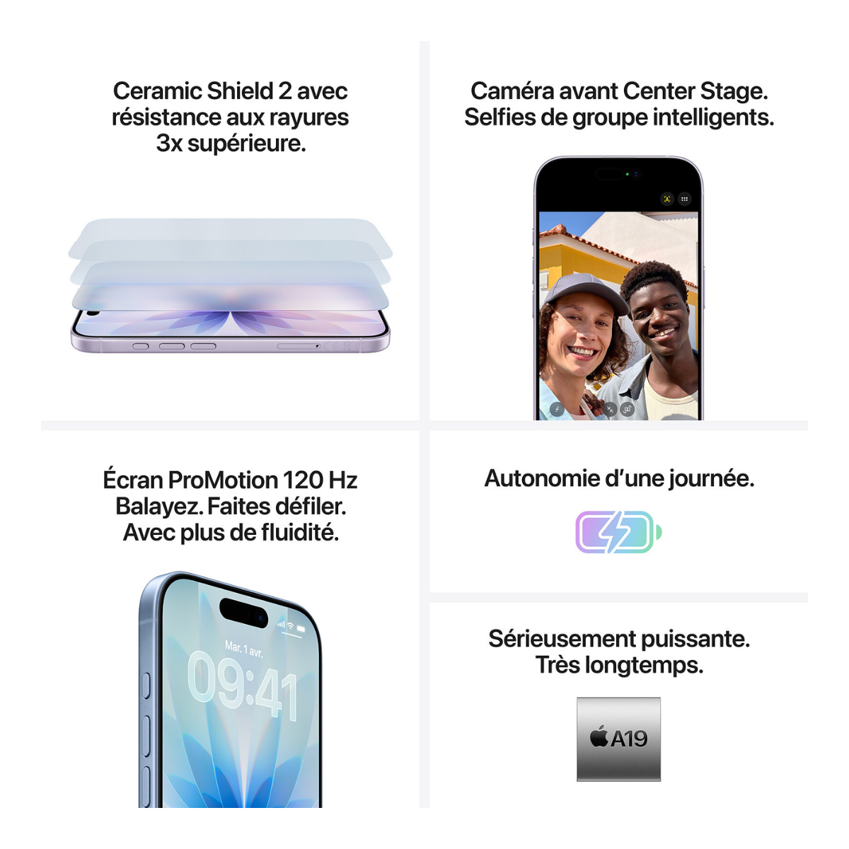iPhone 17 Noir 256 Go Grade A - Reconditionné
