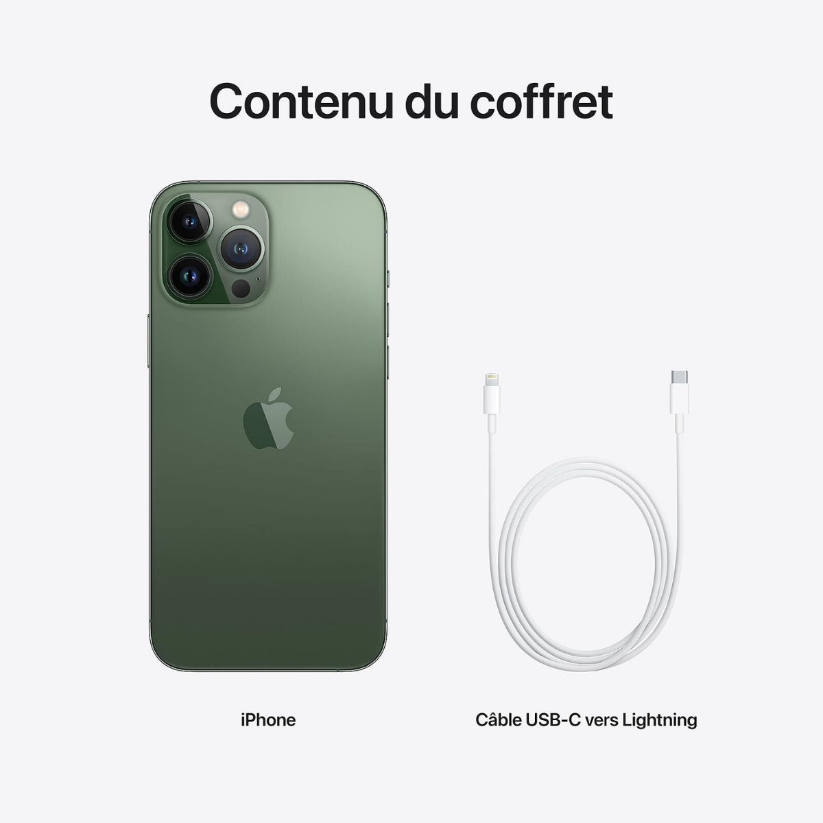 iPhone 13 Pro Vert Alpin Grade B - Reconditionné
